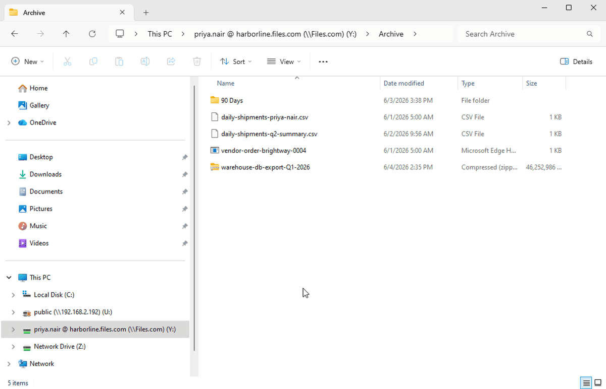 Mount Cloud Storage As A Drive On Mac & Windows — Files.com