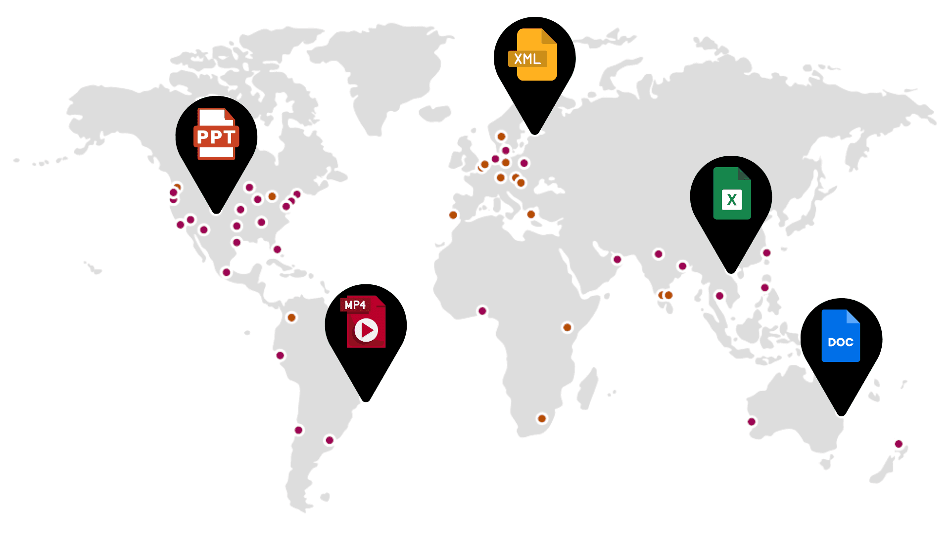AWS global regions map