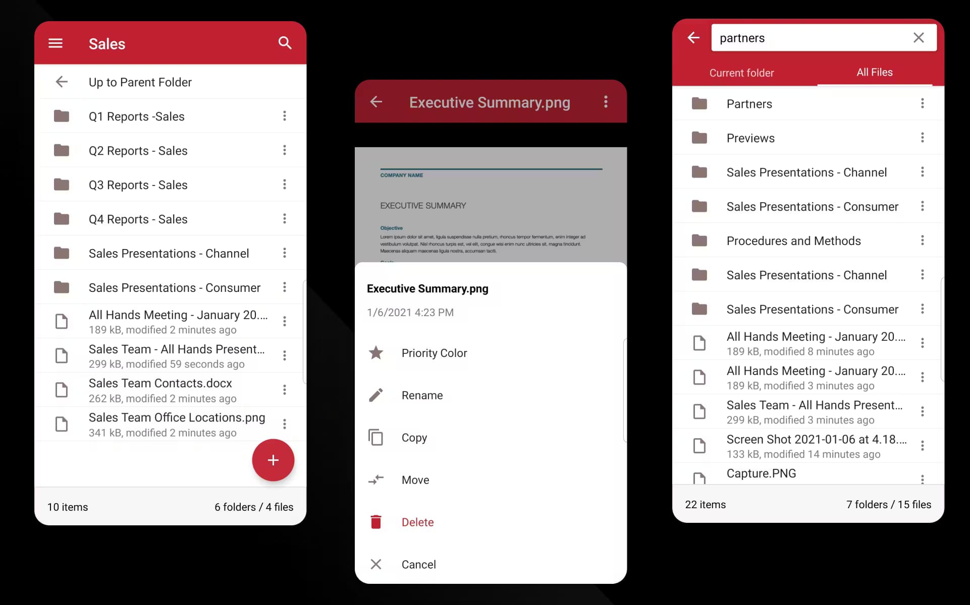 Files.com mobile app