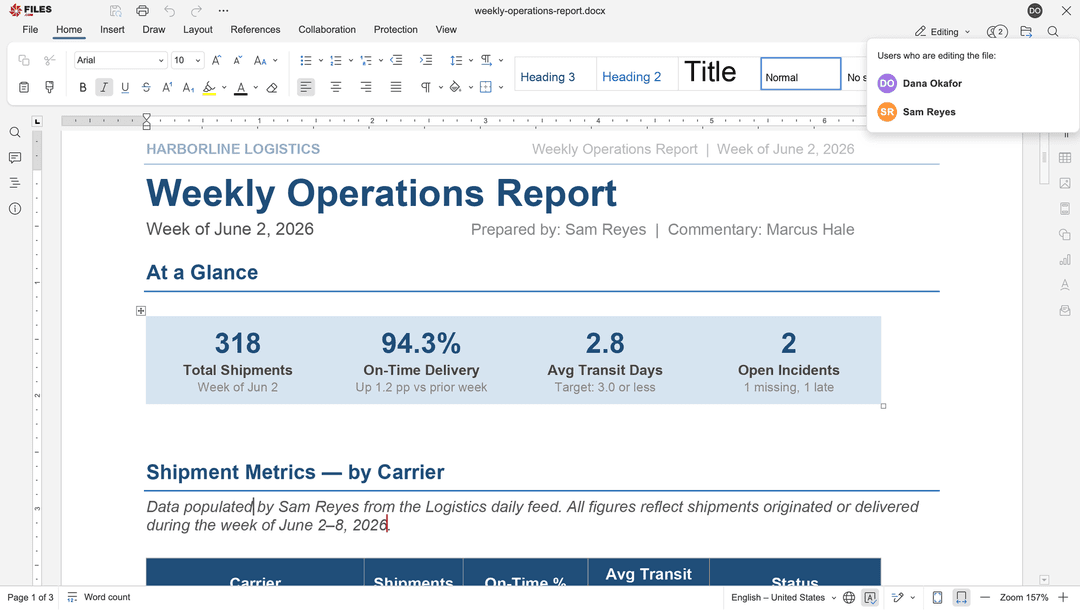 Data Edit Preview Online Document Editor & Preview — Files.com